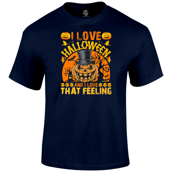 I Love Halloween T Shirt