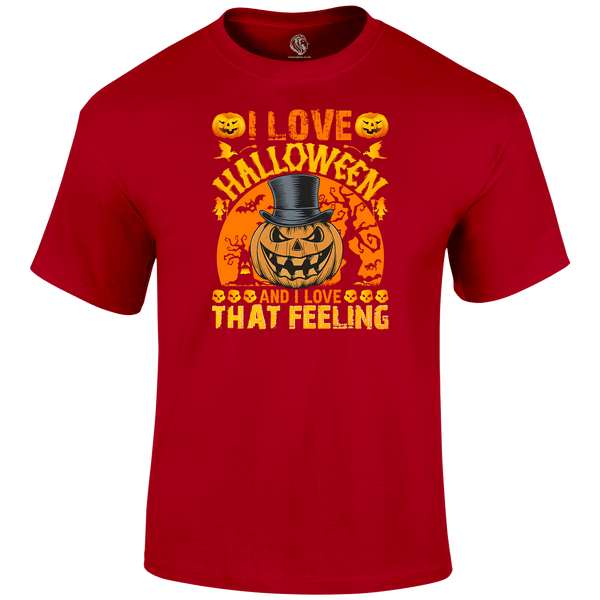 I Love Halloween T Shirt