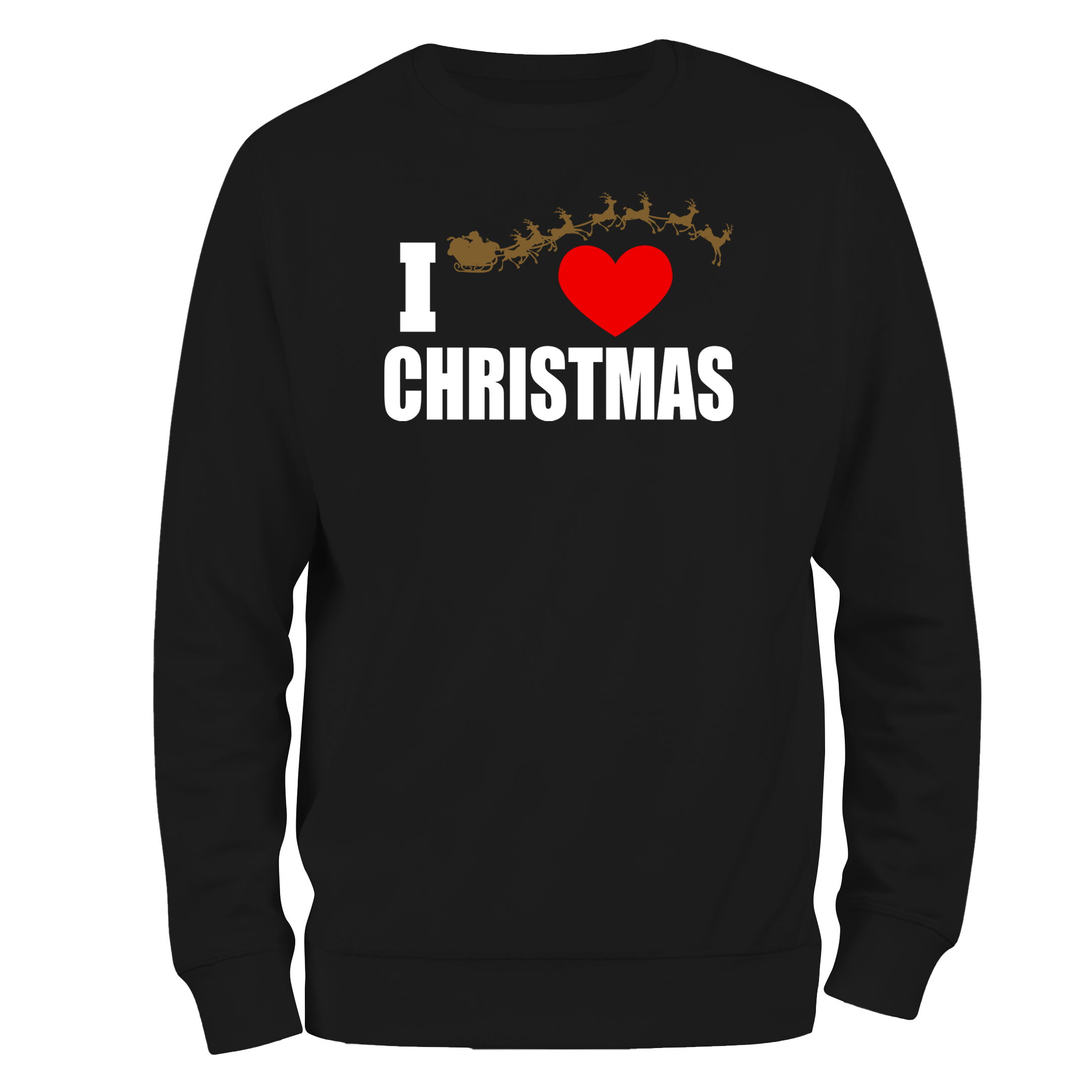 Funny Christmas Jumper I Love Xmas Quality Sweatshirt