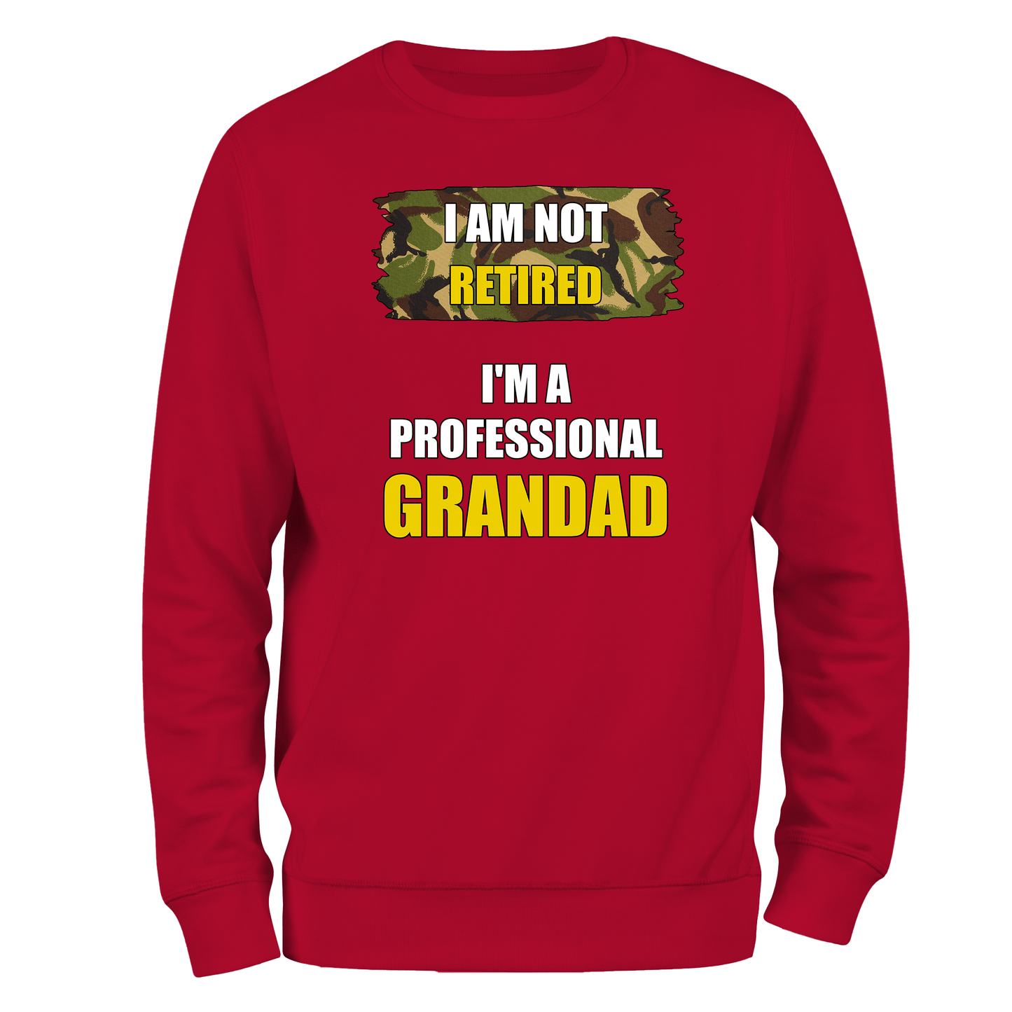 Funny Grandad Sweatshirt I'm A Professional Grandad (DPM)