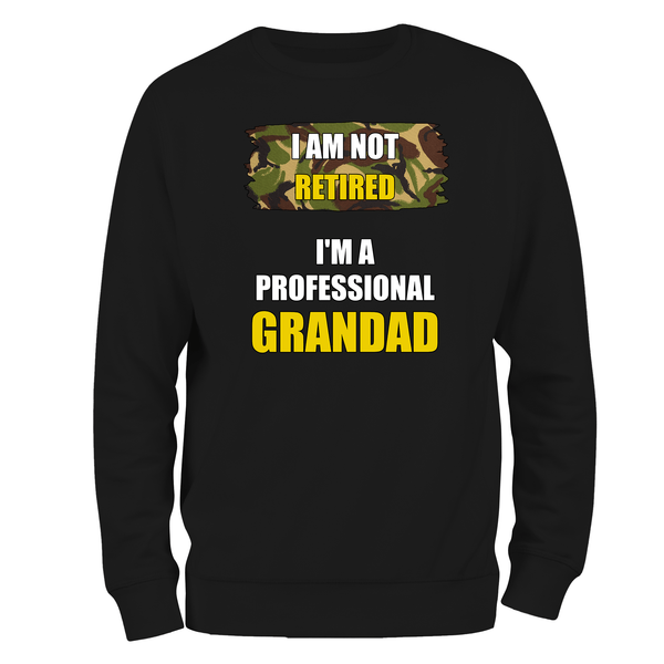 Funny Grandad Sweatshirt I'm A Professional Grandad (DPM)