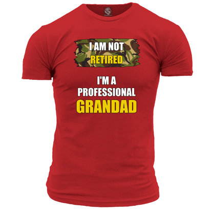 Funny Grandad T Shirts I'm A Professional Grandad (DPM)