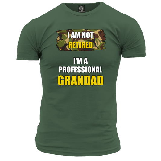 Funny Grandad T Shirts I'm A Professional Grandad (DPM)