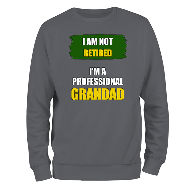 Funny Grandad Sweatshirt I'm A Professional Grandad