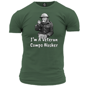 I'm A Veteran Compo Nosher T Shirt