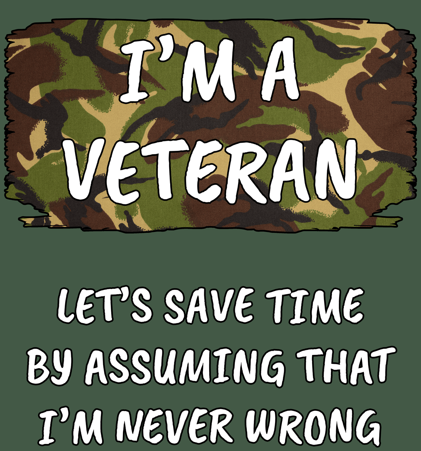 I'm A Veteran T Shirt