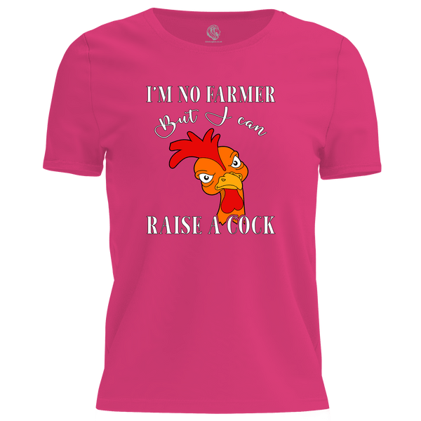 Funny Womens T Shirt I'm No Farmer