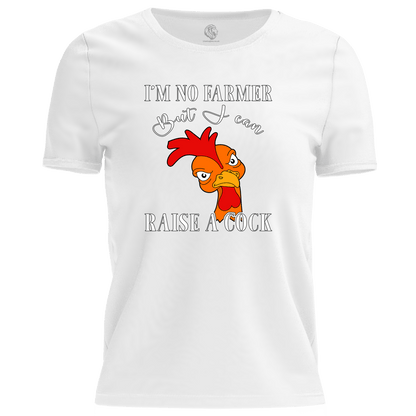 Funny Womens T Shirt I'm No Farmer