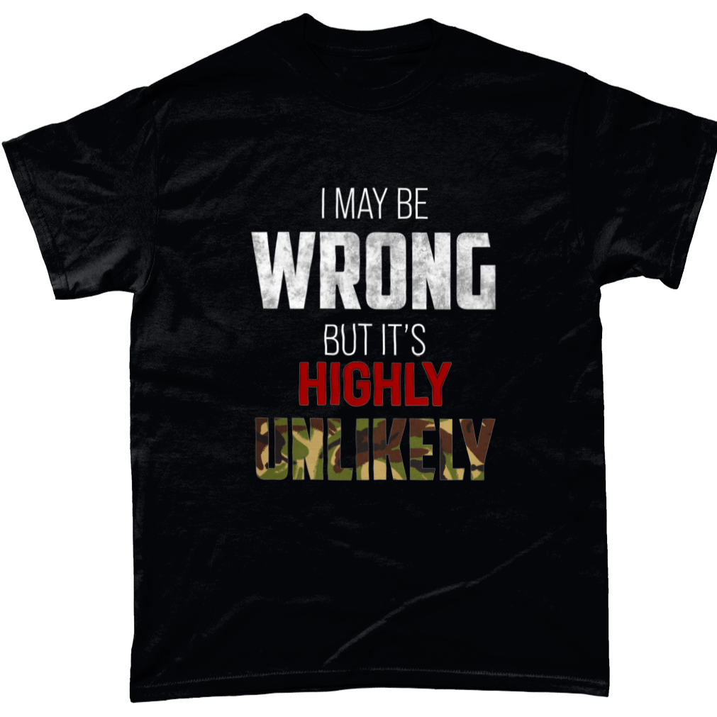 I May Be Wrong T Shirt