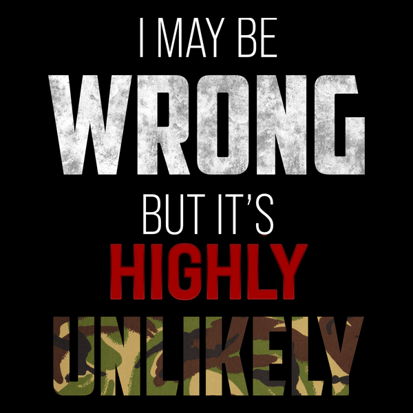 I May Be Wrong T Shirt
