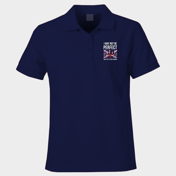 Patriotic Polo Shirt I May Not Be Perfect