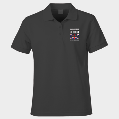 Patriotic Polo Shirt I May Not Be Perfect