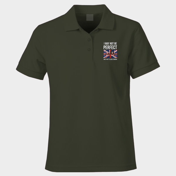Patriotic Polo Shirt I May Not Be Perfect