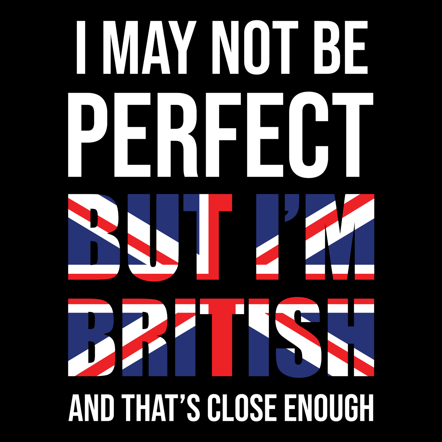 Patriotic Polo Shirt I May Not Be Perfect