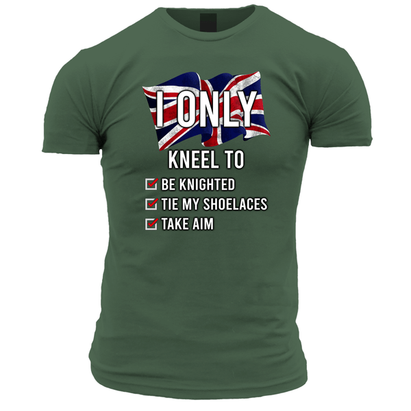 I Only Kneel To Be Knighted T Shirt