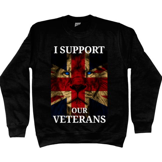 Veterans Sweatshirt I Support Our Veterans