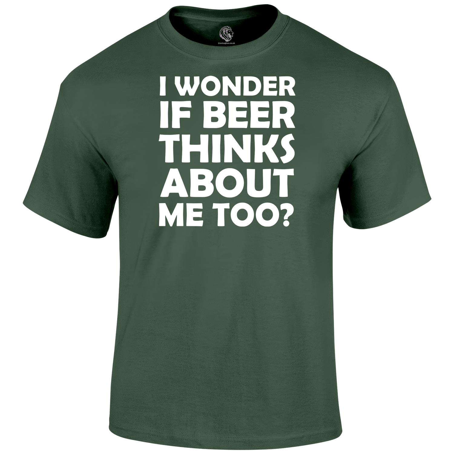 Funny T Shirt I Wonder If Beer Thinks About Me Too quality tee