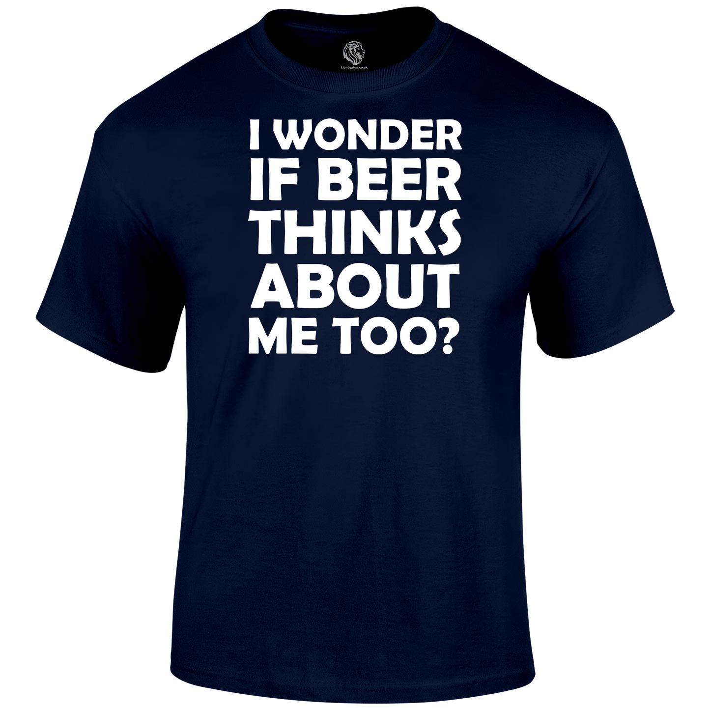 I Wonder If Beer Thinks About Me Too Funny T Shirt