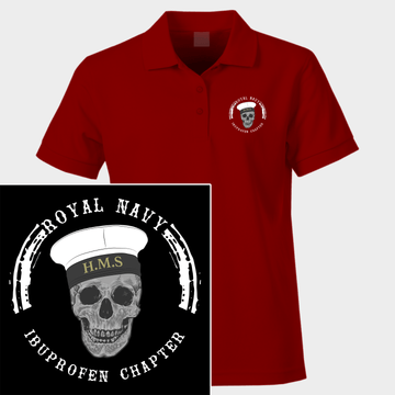 Ibuprofen Royal Navy Polo Shirt