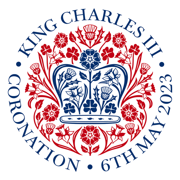 King's Coronation Cotton Tea Towel