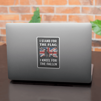 Kneel For The Fallen High Quality Sticker