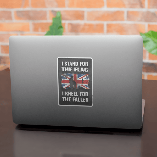 Kneel For The Fallen High Quality Sticker