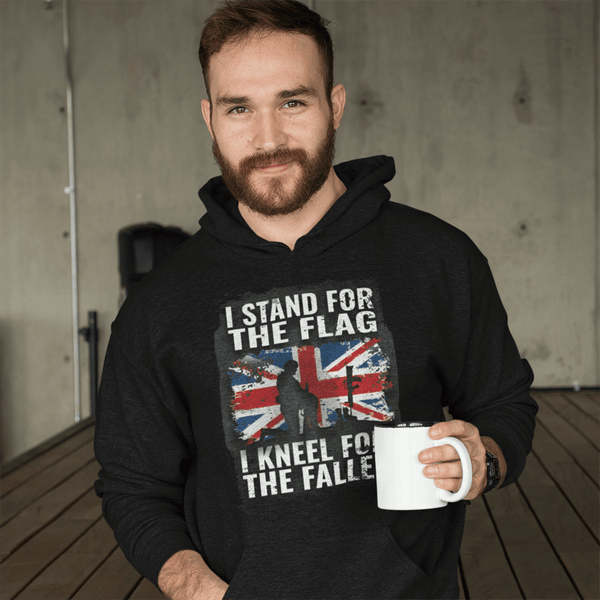Veteran Hoodie Kneel For The Fallen