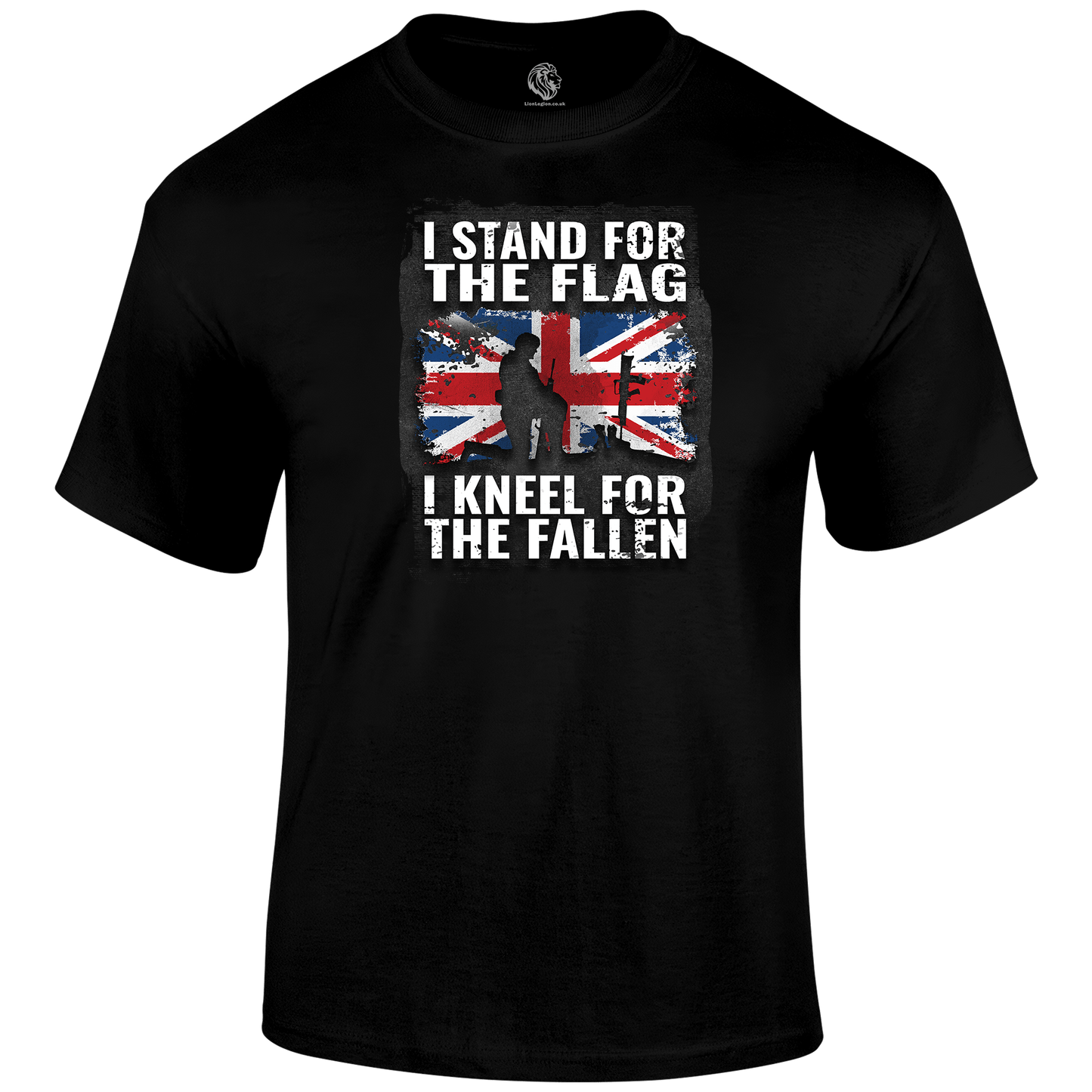 Kneel For The Fallen T Shirt by Lion Legion 