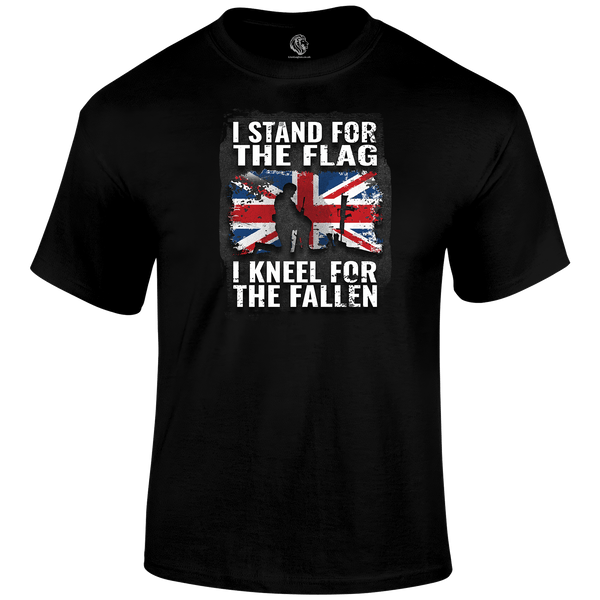 Kneel For The Fallen T Shirt by Lion Legion 