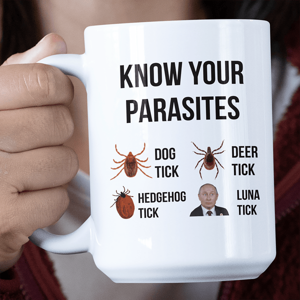 Funny Mug Know Your Parasites (2) Jumbo Mug