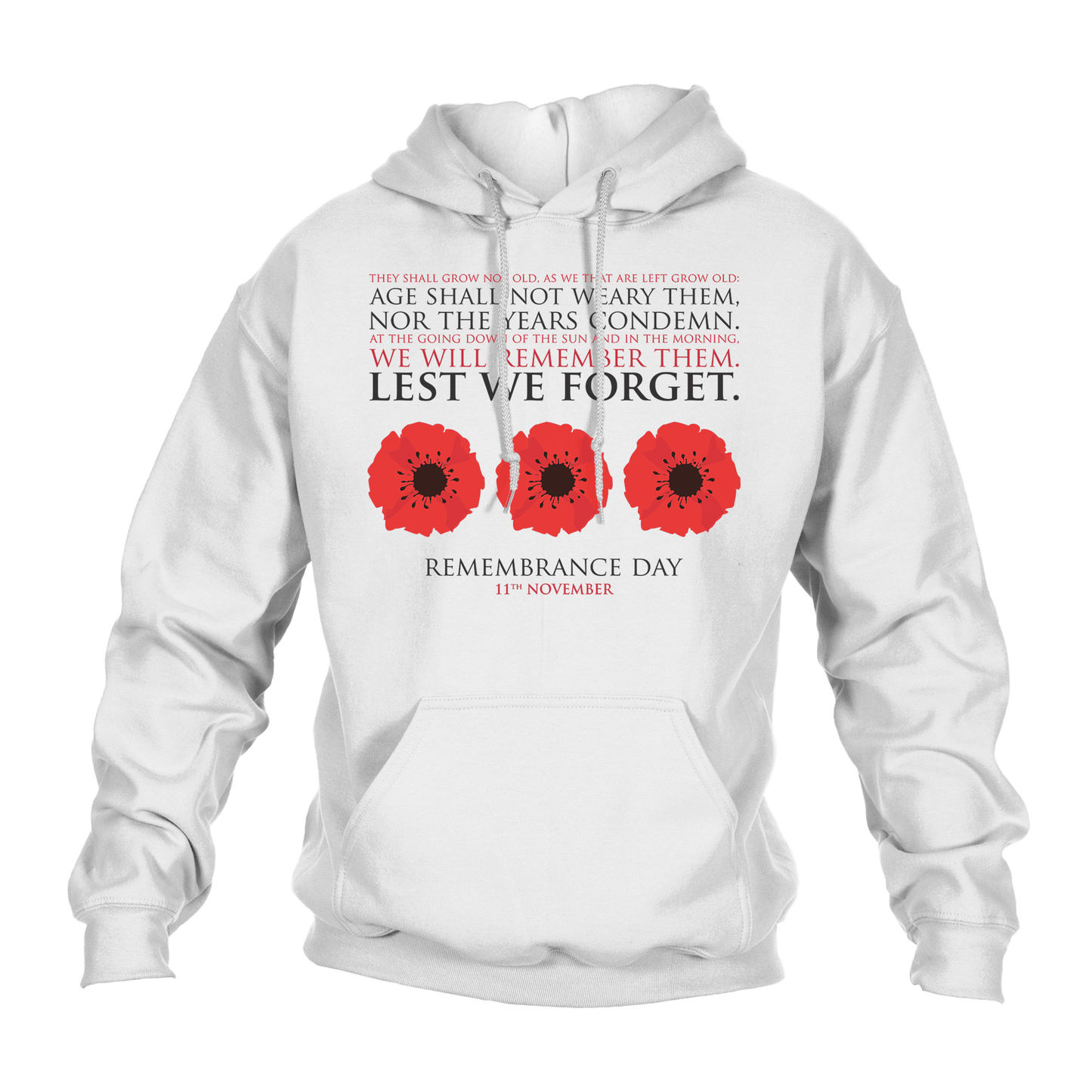 Remembrance Day Hoodie Lest We Forget (10)