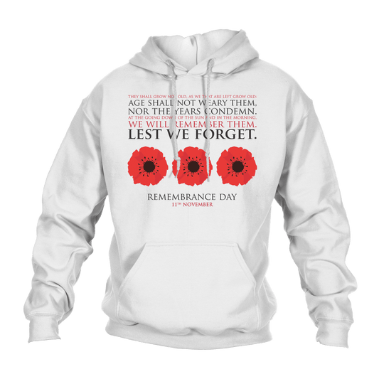 Remembrance Day Hoodie Lest We Forget (10)