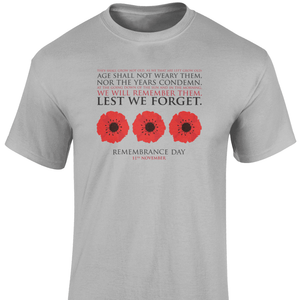 Lest We Forget (10) T Shirt