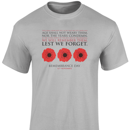 Lest We Forget (10) T Shirt