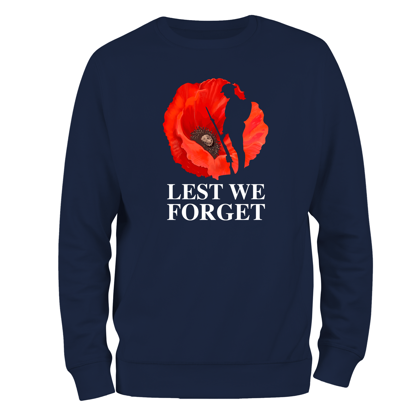 Remembrance Day Sweatshirt Lest We Forget (2)