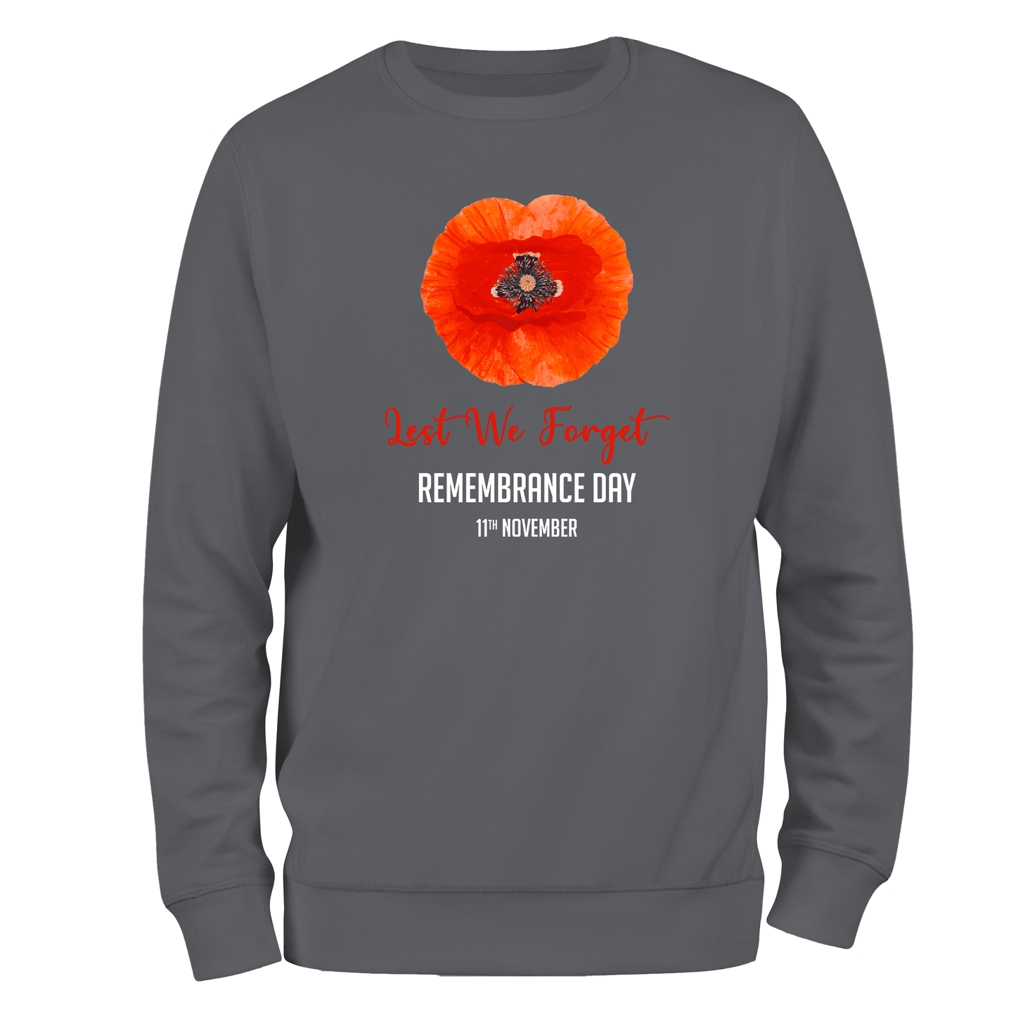 Remembrance Day Sweatshirt Lest We Forget (4)