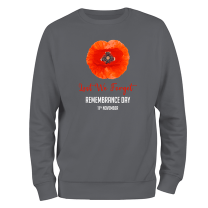 Remembrance Day Sweatshirt Lest We Forget (4)