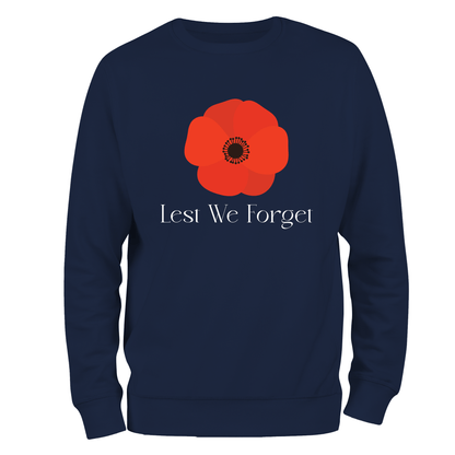 Remembrance Day Sweatshirt Lest We Forget (6)
