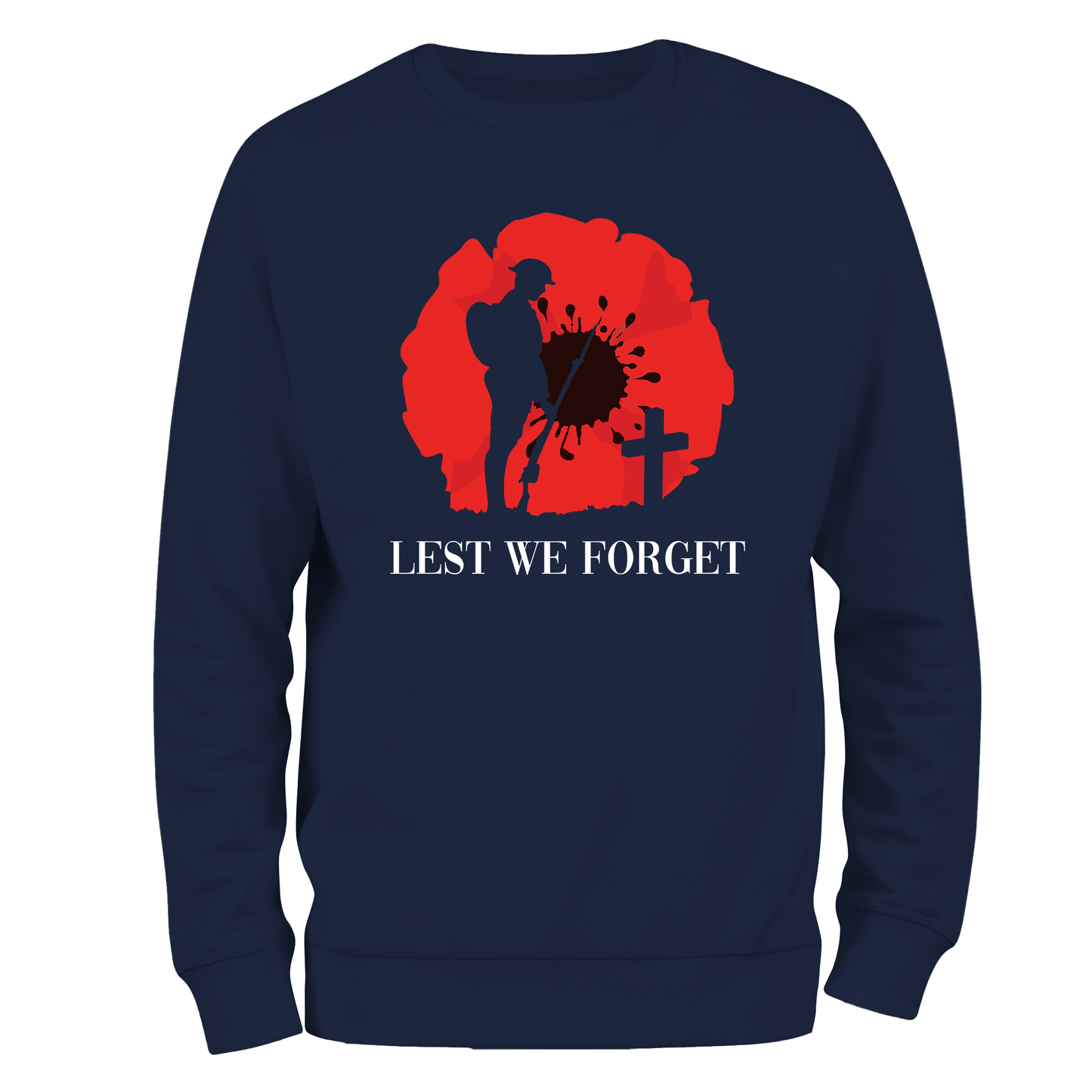 Remembrance Day Sweatshirt Lest We Forget (8)