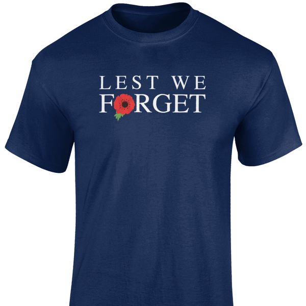 Remembrance Day T Shirt Lest We Forget (9)
