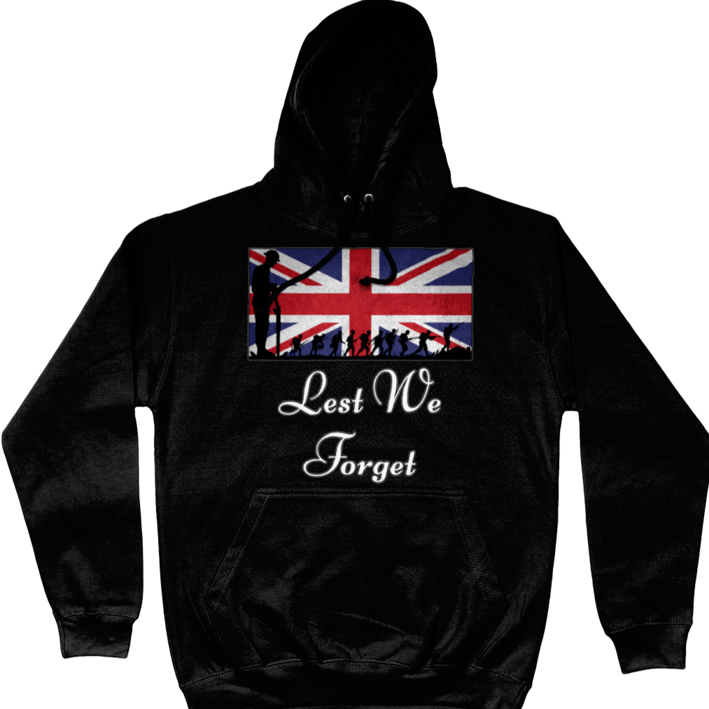 Remembrance Day Hoodie Lest We Forget Montage