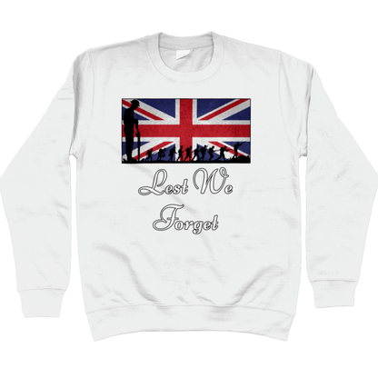 Remembrance Day Sweatshirt Lest We Forget Montage