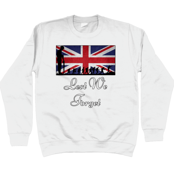 Remembrance Day Sweatshirt Lest We Forget Montage