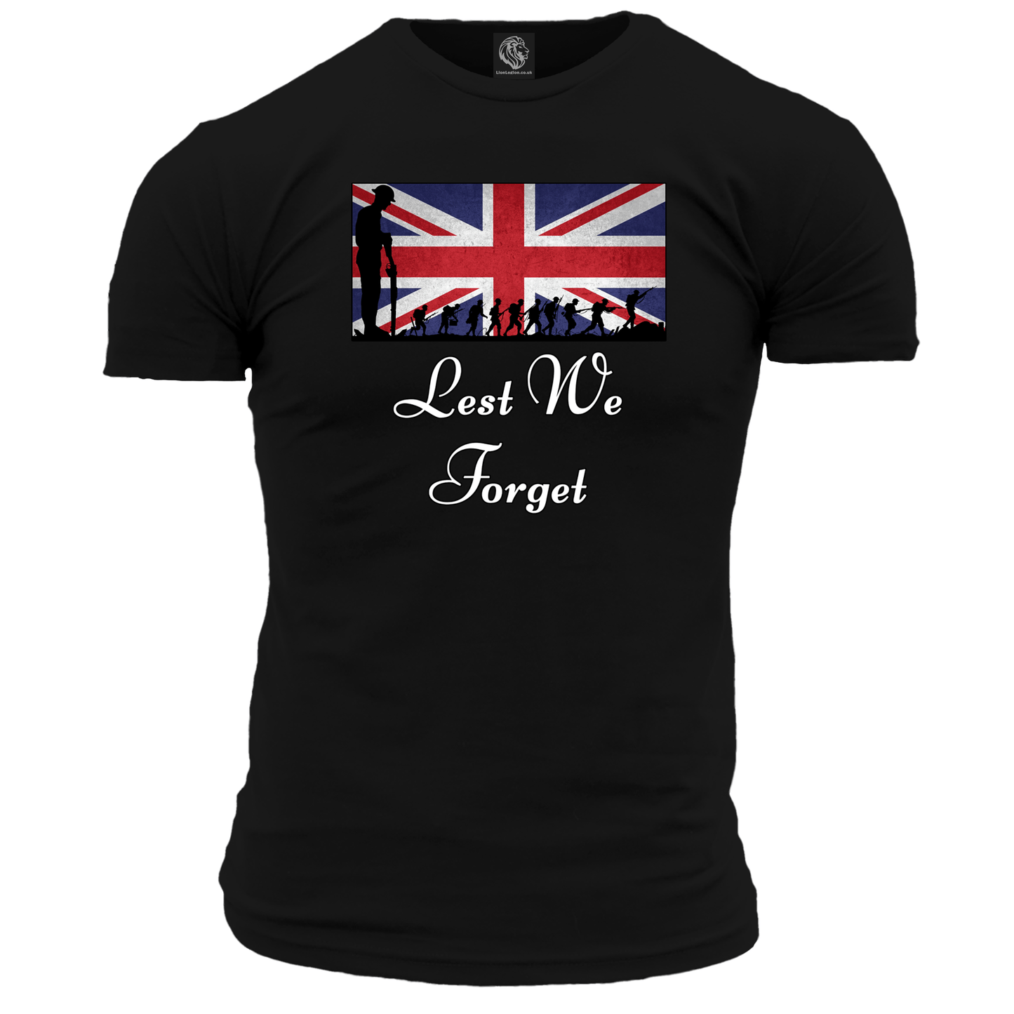 Remembrance Day T Shirt Lest We Forget Montage