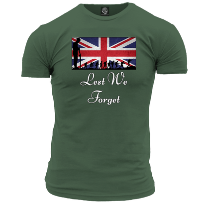 Remembrance Day T Shirt Lest We Forget Montage