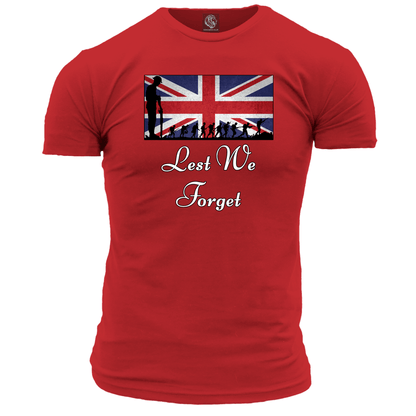Remembrance Day T Shirt Lest We Forget Montage