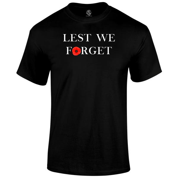 Lest We Forget T Shirt