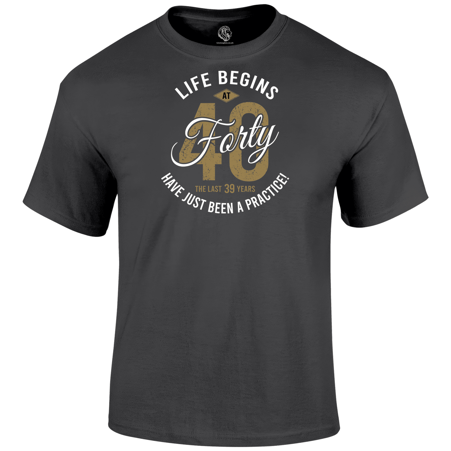Life Begins At 40 T Shirt