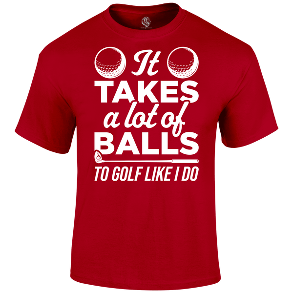 Funny Golf Shirts Lot Of Balls T Shirt