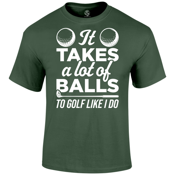 Funny Golf Shirts Lot Of Balls T Shirt